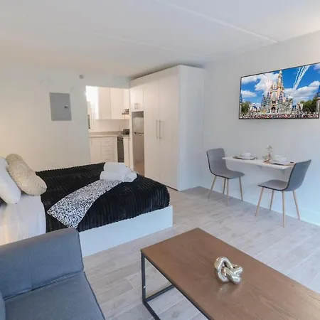Apartamento Serene Studio 8 Min To Disney World And Free Parking